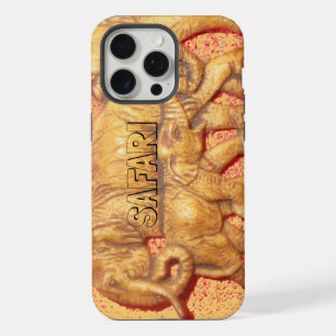 Afrikanische Safari-Elefantenfamilie gehört iPhone 15 Pro Max Hülle