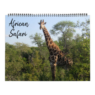afrikanische Safari groß 2025 Kalender