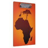 Afrikanische Safari-Karte - Klemmbrett (Rechts)