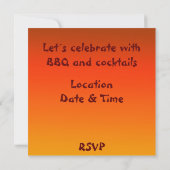 Afrikanische Safari-Silhouette-Party Einladung (Rückseite)