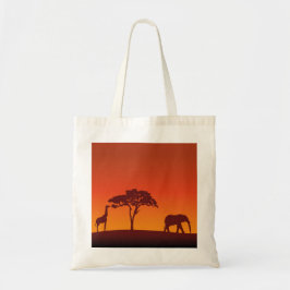 Afrikanische Safari-Silhouette - Tasche des Hausha