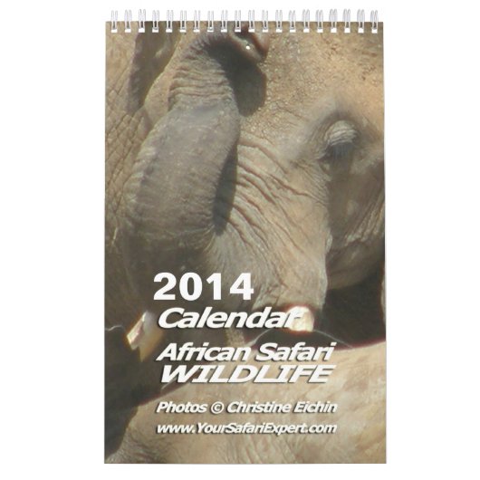 Afrikanische Safari - WILD LEBENDE TIERE Kalender (Titelbild)