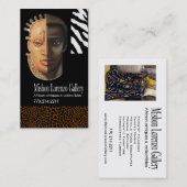 Afrikanische Sammlerstücke: Afrocentric Visitenkarte (Vorne/Hinten)