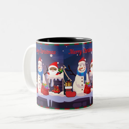 Afrikanische Santa Tasse (Vorderseite Links)