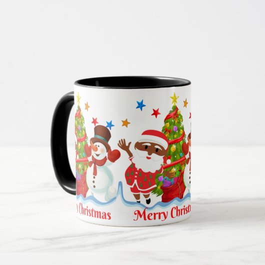 Afrikanische Santa Tasse (Vorderseite Links)