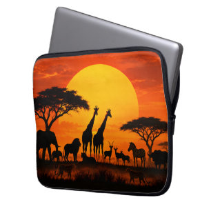 Afrikanische Savanne Laptop-Hülle Laptopschutzhülle