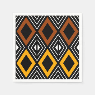 Afrikanische Schlamm-Leinen-Bogolan-Designer-Papie Serviette