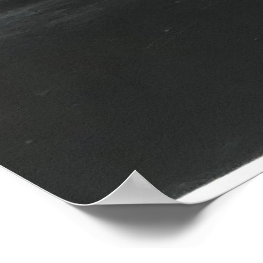 Afrikanische Schlichte Elefantenmalerei Kunst Poster (Ecke)