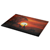 Afrikanische Schneidebrett (Ecke)