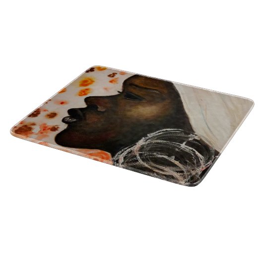 Afrikanische Schöne Frauenobergruppe Schneidebrett (Ecke)