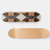 Afrikanische Schönheit - Aquarellmalerei - Kunst i Skateboard (Horizontal)