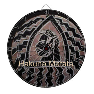 Afrikanische Schönheit: Bongo Maasai Portrait Trib Dartscheibe