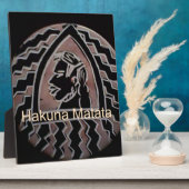 Afrikanische Schönheit: Bongo Maasai Portrait Trib Fotoplatte (Seite)