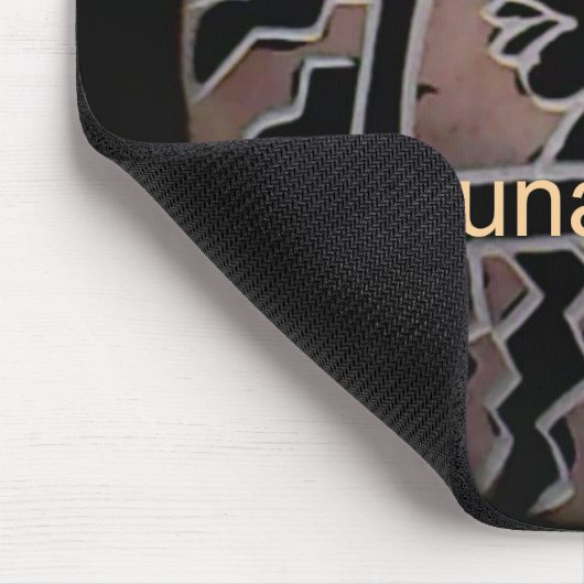 Afrikanische Schönheit: Bongo Maasai Portrait Trib Mousepad (Ecke)