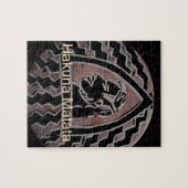 Afrikanische Schönheit: Bongo Maasai Portrait Trib Puzzle (Horizontal)