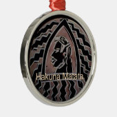 Afrikanische Schönheit: Bongo Maasai Portrait Trib Silbernes Ornament (Rechts)