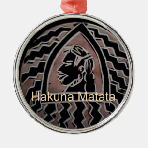 Afrikanische Schönheit: Bongo Maasai Portrait Trib Silbernes Ornament