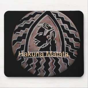 Afrikanische Schönheit: Bongo-Maasai-Porträt Stamm Mousepad