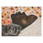 Afrikanische Schönheit Frauen Tablett - Malerei Tischdecke (Vorderseite (Horizontal))