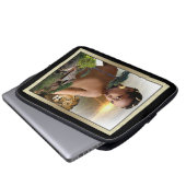 Afrikanische Schönheit Laptopschutzhülle (Vorne Knopf)