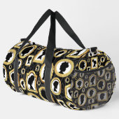 Afrikanische Schönheitskamera Vintage Damaske Duffle Bag (Rechte Ecke)