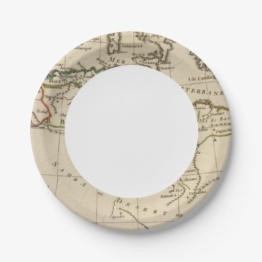 Afrikanische Schule Pappteller (Vorderseite)