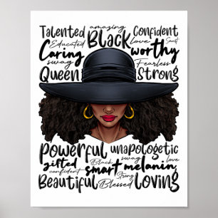 Afrikanische schwarze Geschichte Afroamerikanische Poster