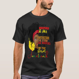 Afrikanische schwarze Geschichte für Frauen Ich bi T-Shirt