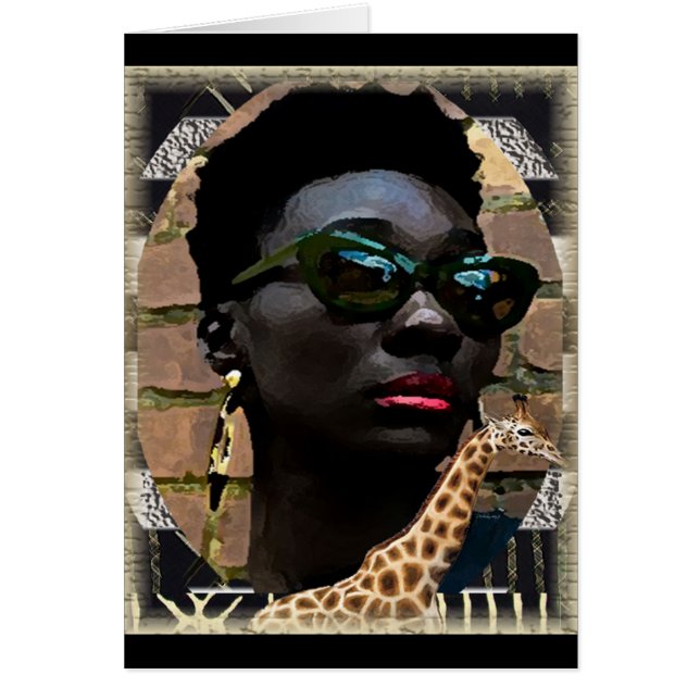 Afrikanische Schwarze Schönheit (Vorne)