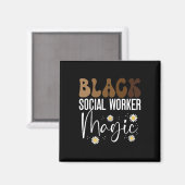 Afrikanische Schwarzgeschichte Magnet (Vorderseite/Rückseite)