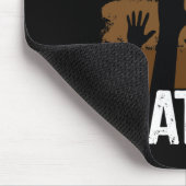 Afrikanische Schwarzgeschichte Mousepad (Ecke)