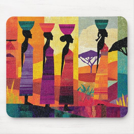 Afrikanische Schwestern Mousepad (Vorne)