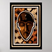 Afrikanische Serenity-Maske Poster (Vorne)