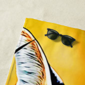 Afrikanische Serval Art Strandtuch (Beispiel)