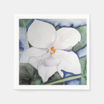 Afrikanische Serviette violettes Papier im