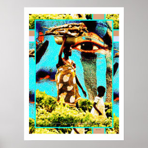 Afrikanische spirituelle Lebensweise - Mutter und  Poster