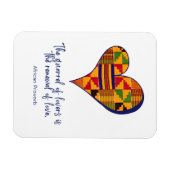 Afrikanische Sprichtermagnete Magnet (Horizontal)