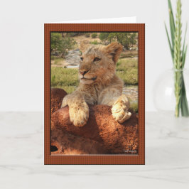 Afrikanische Sprichwort-Gruß-Karten Karte