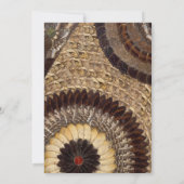 Afrikanische Stammes- Einladung (Rückseite)