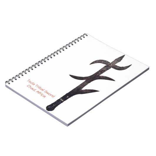Afrikanische Stammes- Klinge Notizblock (Linke Seite)