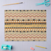 AFRIKANISCHE STAMMES- KUNST SEIDENPAPIER (Basteln)