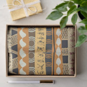 AFRIKANISCHE STAMMES- KUNST SEIDENPAPIER (Geschenk)