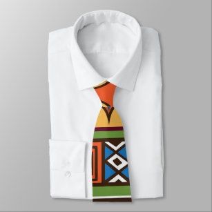 Afrikanische Stammes- patternfun Krawatte