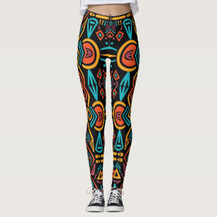 Afrikanische Stammeseleganz Leggings
