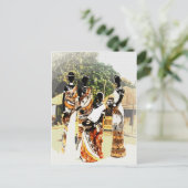 Afrikanische Stammesfrauen Postkarte (Stehend Vorderseite)