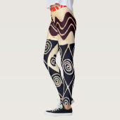 Afrikanische Stammeskrebse Aerobic Leggings (Links)