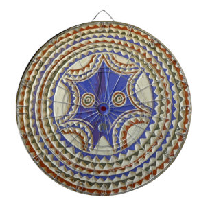 Afrikanische Stammesmaske Dartscheibe