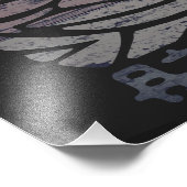 Afrikanische Stammesmaske Fotodruck (Ecke)