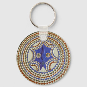 Afrikanische Stammesmaske Schlüsselanhänger