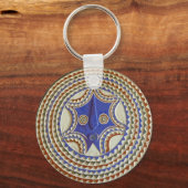 Afrikanische Stammesmaske Schlüsselanhänger (Vorderseite)